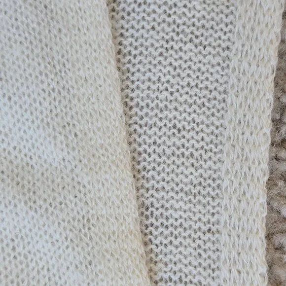 NWOT Calypso St. Barth Ivory Cashmere Scarf